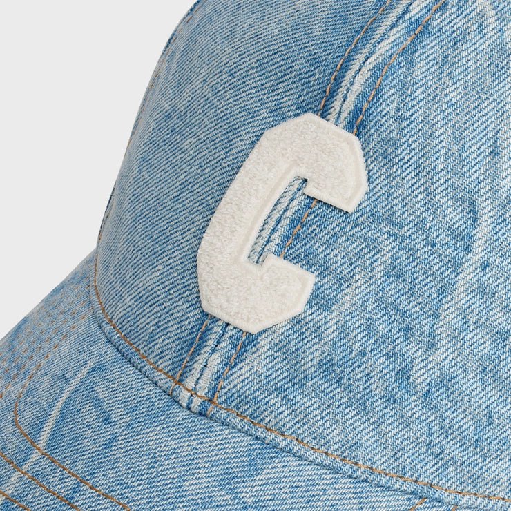 CELINE C DENIM CAP