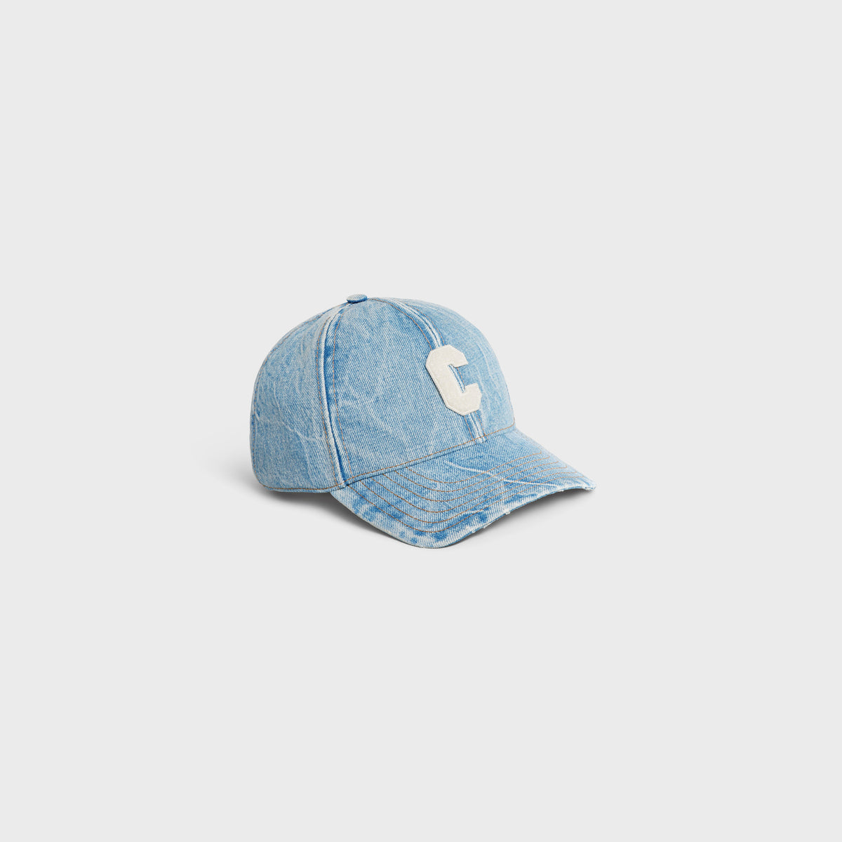 CELINE C DENIM CAP